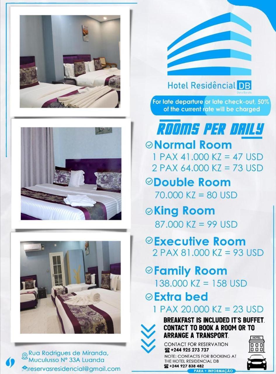 Residencial Db Hotel Luanda Kültér fotó